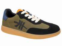 43-0203B хаки 35-2,36-2,37-2,38-2,39-2 Indigo kids П/ботинки Актив.отдых Кроссовки Иск.мат, Текстиль, Резина В/О Муж