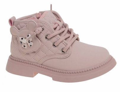 R381895502P Роз 27-1,28-2,29-1,30-1,31-2,32-1 Сказка Ботинки Повсед Дерби Иск.мат, Байка/Флис В/О жен