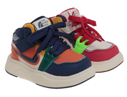 R619992633DB/R-1 Темно синий/Красный 22-2,23-2,24-2,25-2,26-2 Сказка Ботинки Актив.отдых Кроссовки Иск.мат, Текстиль В/О Муж