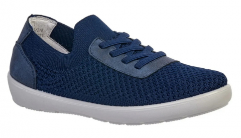 19099-5 Син 33-2,34-2,35-2,36-2,37-2 Зебра П/ботинки Актив.отдых Кроссовки Текстиль, Без подклада, ПУ Лето Муж