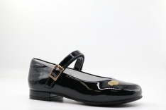 22933п-1 Чёр 26-1,27-1,28-1,29-1,30-1 Kapika Туфли Школа Mary Jane Иск.мат, Кожподклад, ТЭП (термоэластопласт) Лето жен
