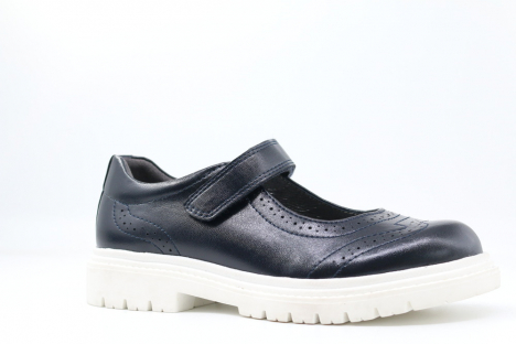 231165п-2 Син 33-1,34-1,35-1,36-1,37-1 Kapika Туфли Школа Mary Jane Иск.мат, Кожподклад, ТЭП (термоэластопласт) Лето жен