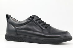 231143 Чёр 33-1,34-1,35-1,36-1,37-1 Kapika П/ботинки Школа Дерби Нат.кожа, Кожподклад, ТЭП (термоэластопласт) В/О Муж