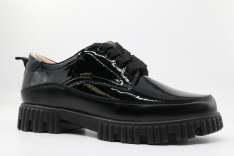 231186п-1 Чёр 31-1,32-1,33-1,34-1,35-1 Kapika П/ботинки Школа Дерби Иск.мат, Кожподклад, ЭВА/резина В/О жен