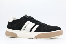 241002-1 Чёр 38-1,39-1,40-1,41-1,42-1 Kapika П/ботинки Актив.отдых Кроссовки Нат.кожа, Кожподклад, ЭВА/резина В/О Муж