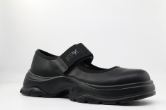 241020п-1 Чёр 34-1,35-1,36-1,37-1,38-1 Kapika Туфли Школа Mary Jane Иск.мат, Кожподклад, ПУ (полиуретан) Лето жен