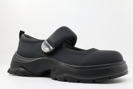 24836п-1 Чёр 34-1,35-1,36-1,37-1,38-1 Kapika Туфли Школа Mary Jane Иск.мат, Кожподклад, ПУ (полиуретан) Лето жен