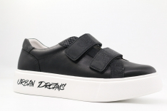 241016п-1 Чёр 35-1,36-1,37-1,38-1,39-1 Kapika П/ботинки Повсед Кроссовки Иск.мат, Кожподклад, ПУ (полиуретан) В/О жен