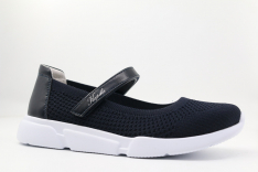 22937п-2 Син 30-1,31-1,32-1,33-1,34-1 Kapika Туфли Школа Mary Jane Текстиль, Текстиль, ЭВА/резина Лето жен