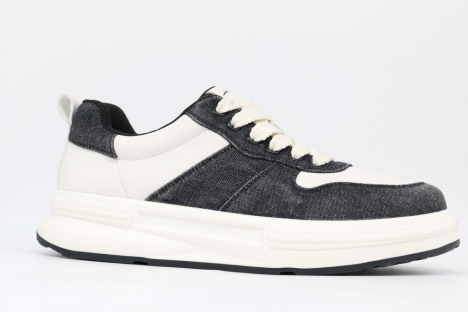 24987к-1 белый-черный 38-1,39-1,40-1,41-1,42-1,43-1 Kapika П/ботинки Актив.отдых Кроссовки Иск.мат, Текстиль, Резина В/О Муж