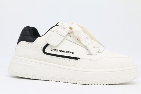 721181-1 белый-черный 29-1,30-1,31-1,32-1,33-1 Kapika П/ботинки Актив.отдых Кроссовки Иск.мат, Текстиль, ЭВА В/О Муж