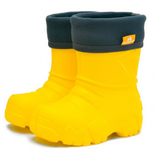 2-111-Y06 Жёл МОНО 28/29-8 Nordman Kids Сапоги Повсед Веллингтон ЭВА, Чул.Флис, ЭВА В/О жен