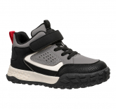 252B-Z42-6488 серый/черный 32-1,33-1,34-1,35-1,36-1,37-1 Qwest Ботинки Актив.отдых Кроссовки Иск.мат, Текстиль, ТЭП В/О Муж