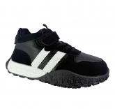 252B-Z42-6522 Чёр 31-1,32-1,33-1,34-1,35-1,36-1 Qwest Ботинки Актив.отдых Кроссовки Иск.мат, Байка/Флис, ТЭП В/О Муж