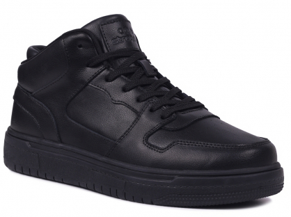 C3834-3 Чёр 41-1,42-2,43-2,44-2,45-1 Strobbs Ботинки Актив.отдых Кроссовки Нат.кожа, Текстиль, Резина В/О Муж