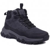 F8540-1 Сер 36-1,37-2,38-2,39-2,40-1 Strobbs Ботинки Повсед Оксфорд Нат.кожа, Нат.мех, ЭВА,Резина Зима Муж