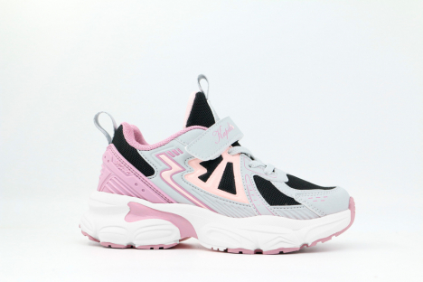 731195-2 серый-розовый 31-1,32-1,33-1,34-1,35-1 Kapika П/ботинки Актив.отдых Кроссовки Иск.мат, Текстиль, ЭВА/ТЭП В/О жен