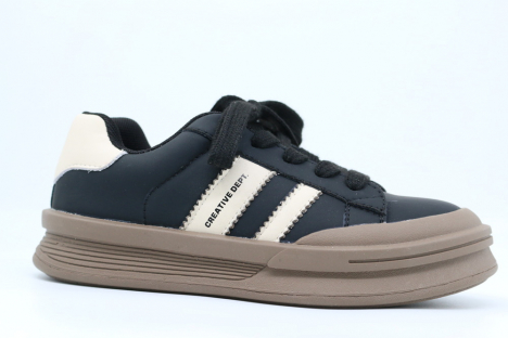 731209-1 Чёр 31-1,32-1,33-1,34-1,35-1 Kapika П/ботинки Актив.отдых Кроссовки Иск.мат, Текстиль, Резина В/О Муж