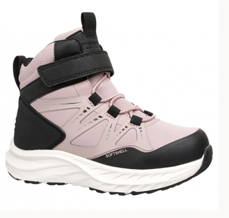 252B-F4-6314 розовый/черный 28-1,29-1,30-1,31-1,32-1,33-1,34-1 Flamingo Ботинки Повсед Оксфорд Softshell, Байка/Флис, ЭВА/ТЭП В/О жен