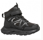 252B-F4-6317 Чёр 28-1,29-1,30-1,31-1,32-1,33-1,34-1 Flamingo Ботинки Повсед Оксфорд Softshell, Байка/Флис, ЭВА/ТЭП В/О Муж