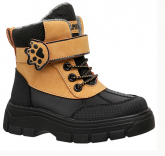 252B-Z3-6344 коричневый/черный 23-1,24-1,25-1,26-1,27-1,28-1 Flamingo Ботинки Повсед Оксфорд Иск.мат, Байка/Флис, ТЭП В/О Муж