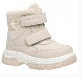 252D-Z3-6360 Беж 23-1,24-1,25-1,26-1,27-1,28-1 Flamingo Ботинки Повсед Оксфорд Иск.мат, Нат.шерсть, ТЭП Зима жен