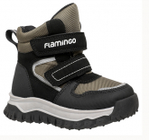 252D-Z3-6396 черный/хаки 24-2,25-2,26-2,27-2,28-2,29-2 Flamingo Ботинки Повсед Оксфорд Иск.мат, Нат.шерсть, ТЭП Зима Муж