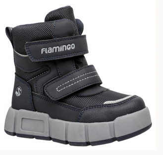 252D-Z3-6416 Син 25-2,26-2,27-2,28-2,29-2,30-2 Flamingo Ботинки Повсед Оксфорд Иск.мат, Нат.шерсть, ТЭП Зима Муж