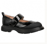 252T-G6-6218 Чёр 28-1,29-1,30-2,31-1,32-1 Flamingo Туфли Школа Mary Jane Иск.мат, Кожподклад, ПУ Лето жен
