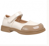 252T-Z48-6240 Беж 29-1,30-1,31-2,32-1,33-1 Flamingo Туфли Повсед Mary Jane Иск.мат, Кожподклад, ПВХ Лето жен