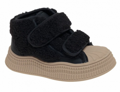 R570795577BK Чёр 27-1,28-2,29-1,30-2,31-1,32-1 Сказка Ботинки Актив.отдых Кроссовки Иск.мат, Байка/Флис В/О жен