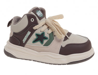 R531196055AP Беж 33-1,34-2,35-2,36-2,37-1 Сказка Ботинки Актив.отдых Кроссовки Иск.мат, Байка/Флис В/О Муж