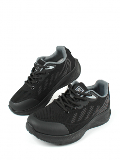 AL 14512 Чёр 35-1,36-1,37-1,38-1,39-1,40-1 Antilopa П/ботинки Актив.отдых Кроссовки Текстиль, Текстиль, полим.мат В/О Муж