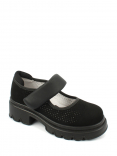AL 14673 Чёр 33-1,34-1,35-1,36-1,37-1,38-1 Antilopa Туфли Школа Mary Jane Иск.мат, Кожподклад, полим.мат Лето жен