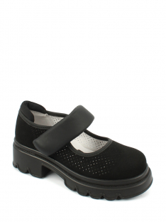 AL 14673 Чёр 33-1,34-1,35-1,36-1,37-1,38-1 Antilopa Туфли Школа Mary Jane Иск.мат, Кожподклад, полим.мат Лето жен