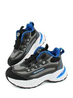 AL 14758 Сер 31-1,32-1,33-1,34-1,35-1,36-1 Antilopa Ботинки Актив.отдых Кроссовки Иск.мат, Текстиль, полим.мат В/О Муж