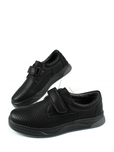 AL 15049 Чёр 32-1,33-1,34-1,35-1,36-1,37-1 Antilopa П/ботинки Школа Дерби Иск.мат, Кожподклад, полим.мат В/О Муж