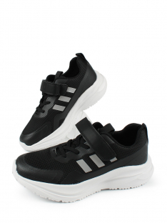 AL 15042 Чёр 32-1,33-1,34-1,35-1,36-1,37-1 Antilopa П/ботинки Актив.отдых Кроссовки Текстиль, Текстиль, полим.мат В/О Муж