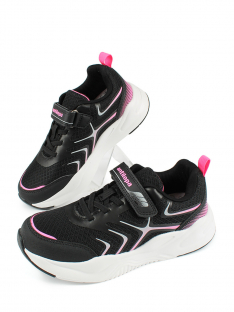 AL 15477 Чёр 28-1,29-1,30-1,31-1,32-1,33-1 Antilopa П/ботинки Актив.отдых Кроссовки Текстиль, Текстиль, полим.мат В/О жен