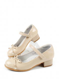 AL 15574 Беж 32-1,33-1,34-1,35-1,36-1,37-1 Antilopa Туфли Празд Mary Jane Иск.мат, Кожподклад, полим.мат Лето жен