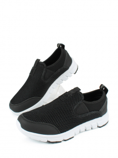 AL 15788 Чёр 35-1,36-1,37-1,38-1,39-1,40-1 Antilopa П/ботинки Актив.отдых Слипоны Текстиль, Текстиль, полим.мат Лето Муж