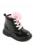 AL 14998 Чёр 26-1,27-1,28-1,29-1,30-1,31-1 Antilopa Ботинки Повсед Дерби Иск.мат, Байка/Флис, полим.мат В/О жен