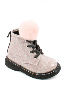 AL 14999 Роз 26-1,27-1,28-1,29-1,30-1,31-1 Antilopa Ботинки Повсед Дерби Иск.мат, Байка/Флис, полим.мат В/О жен