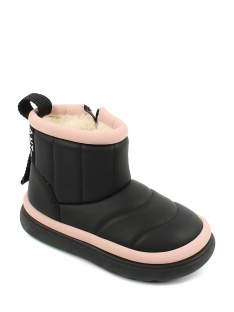 AL 15071 Чёр 32-1,33-1,34-1,35-1,36-1,37-1 Antilopa П/сапоги Повсед Угги Иск.мат, Нат.шерсть, полим.мат Зима жен