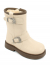 AL 15089 молочный 32-1,33-1,34-1,35-1,36-1,37-1 Antilopa П/сапоги Повсед Веллингтон Иск.мат, Нат.шерсть, полим.мат Зима жен