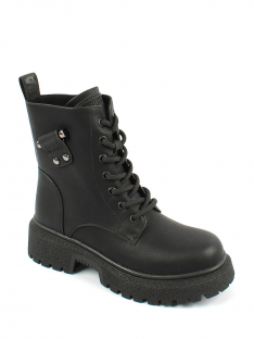 AL 15240 Чёр 33-1,34-1,35-1,36-1,37-1,38-1 Antilopa Ботинки Повсед Дерби Иск.мат, Байка/Флис, полим.мат В/О жен