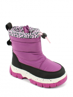 AL 15392 Фиол 23-1,24-1,25-1,26-1,27-1,28-1 Antilopa Ботинки Повсед Дутики Иск.мат, Нат.шерсть, полим.мат Зима жен