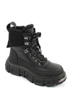 AL 15521 Чёр 32-1,33-1,34-1,35-1,36-1,37-1 Antilopa Ботинки Повсед Оксфорд Иск.мат, Нат.шерсть, полим.мат Зима жен