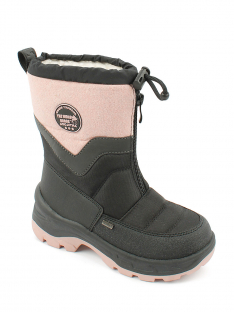 AL 15665 Чёр 26-1,27-1,28-1,29-1,30-1,31-1 Antilopa П/сапоги Повсед Дутики Иск.мат, Мемб/нат.шерсть, полим.мат Зима жен