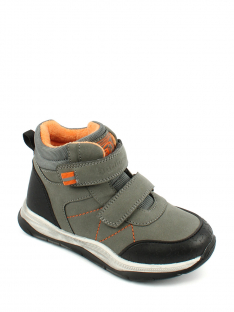 AL 16077 Сер 27-1,28-1,29-1,30-1,31-1,32-1 Antilopa Ботинки Повсед Дерби Иск.мат, Байка/Флис, полим.мат В/О Муж